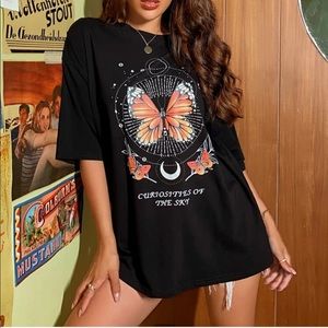 Oversized SHEIN t-shirt.